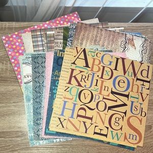 Scrapbook paper (newspaper)